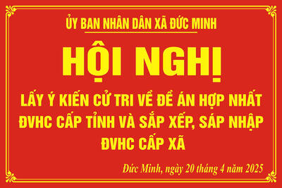 Thông báo về việc tổ chức lấy ý kiến cử tri đối với việc sắp xếp ĐVHC cấp tỉnh,  ĐVHC cấp xã của tỉnh Quảng Ngãi năm 2025